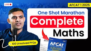 Complete AFCAT Maths in one class | AFCAT 1 2025