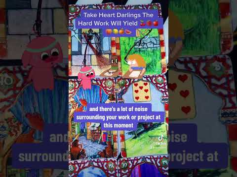 Take heart darlings the hard work will yield #tarot #healingmessage #workout #encouragement #love