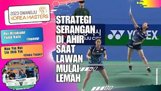 SEMI FINAL | Rui Hiroki/Yuna Kato (Jepang) Vs Hsu Yin Hui/Lin jhih yun (Taipei)  Korea Master 2023