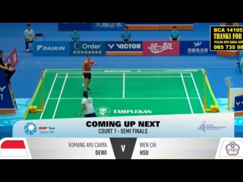 Komang ayu cahya dewi ( ina) vs. weng chi hsu ( tpe) | semi finals | Kaohsiung masters 2024