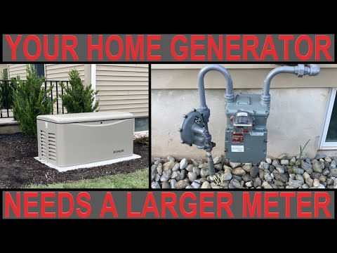 Upgrade Your Gas Meter If You Add A Home Emergency Standby Generator