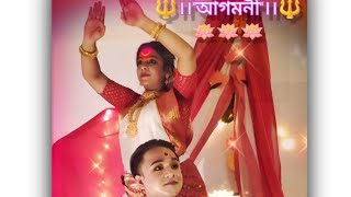 Ashwiner Sharodo Prate || Ya Chandi || Bajlo Tomar alor benu Dance || Mohaloya Dance