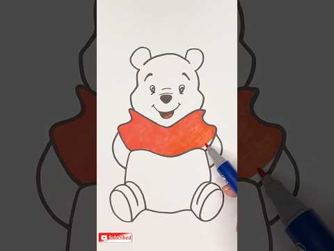 How to Draw Pooh 🐻🌳