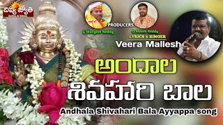 2022 Latest Ayyappa Swamy Devotional Songs | Andala Shiva Hari Bala Song | Divya Jyothi Audios