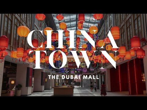 Dubai Mall Chinatown 4K - Dubai Trendy Cafes, Restaurants & Shops - Walking Tour