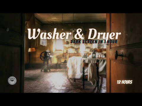 Washer & Dryer Sounds ⨀ Soothing Laundry Ambience for Deep Sleep & Relaxation