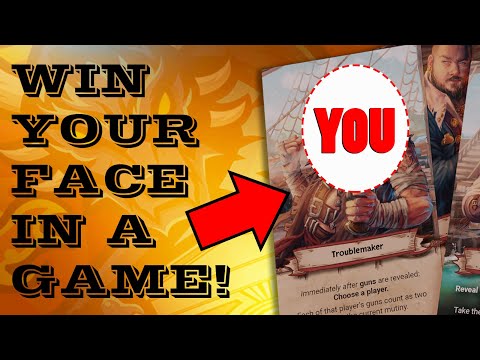 GIVEAWAY: Win YOUR Face In The Board Game Feed The Kraken!!!