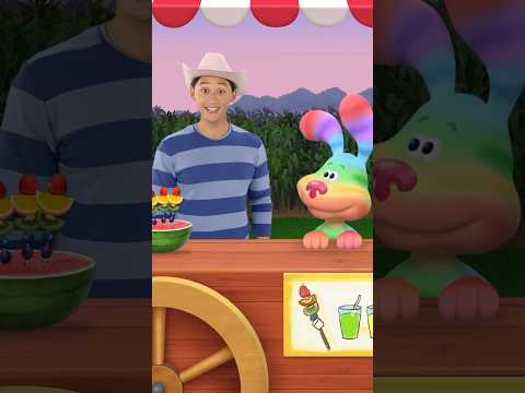 Find the color green with Farmer Josh! 🟢🍋‍🟩 | Blue's Clues & You! #Shorts