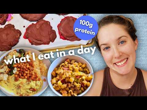 What I Eat in a Day! Healthy, High Protein Vegan Meals (Gluten-Free!)