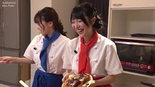 Tanaka Minami watches as Yamazaki Erii ruins her french toast!