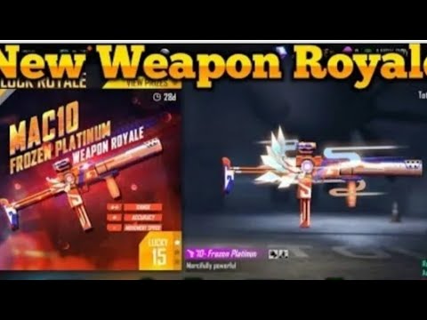 MAC 10 Frozen Platinum Weapon Royal Only In 5 Spin #mac10 #mac10frozenplatinum #weaponroyale #ff