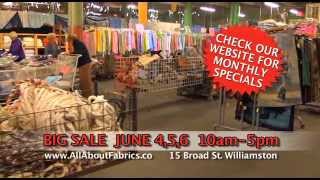 All About Fabrics June Sale