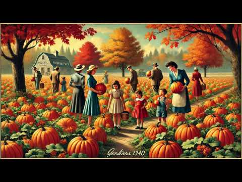 1940s Halloween Music: Pumpkin Patch Seranade - Vintage 1940s Halloween Song 🎃🎃