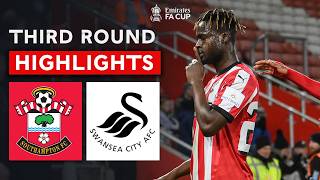 Sulemana's Chip & Tyler Dibling Scores Brace! | Southampton 3-0 Swansea | Emirates FA Cup 2024-25