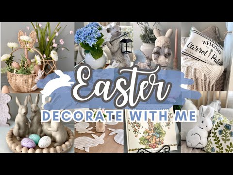 EASTER DECORATE WITH ME 2024│EASTER & SPRING DECORATING IDEAS│SPRING KITCHEN DECOR│EASTER DECOR 🐰