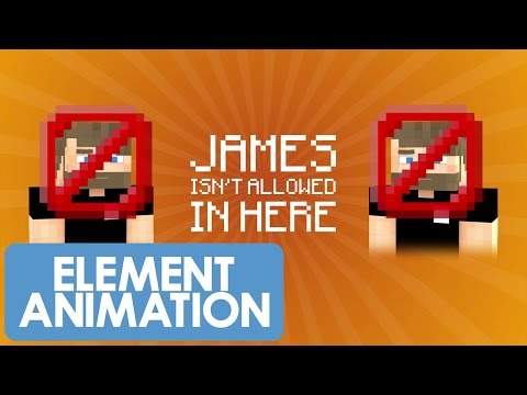 Shorts in Minecraft - James Isn't Allowed In Here #shorts