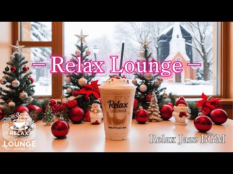 Relax at a cafe with pleasant jazz music and a snowy scenery     リラックスジャズBGM