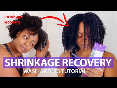 4c Wash and Go to RECOVER FROM SHRINKAGE *Don’t Be Skurd*