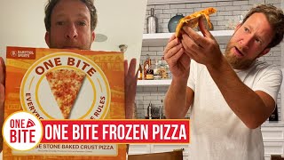 Emergency Frozen Pizza Review - One Bite Pizza