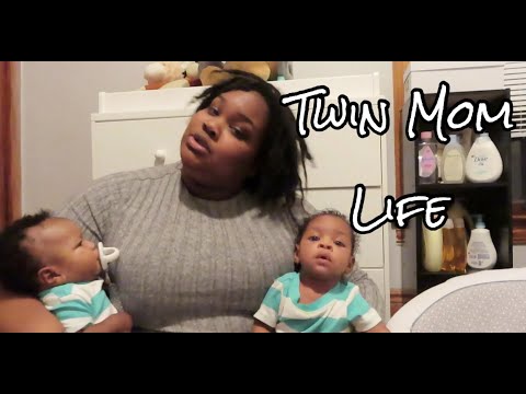 Night  in the life with Twins | Twins try Solids | Mommy Vlog