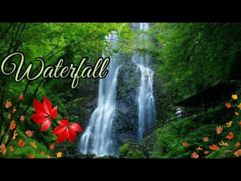 .Relaxing Waterfall