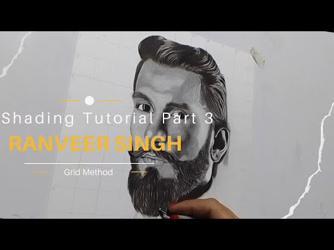 How to draw Ranveer Singh Step by step| Shading Tutorial | Part 3