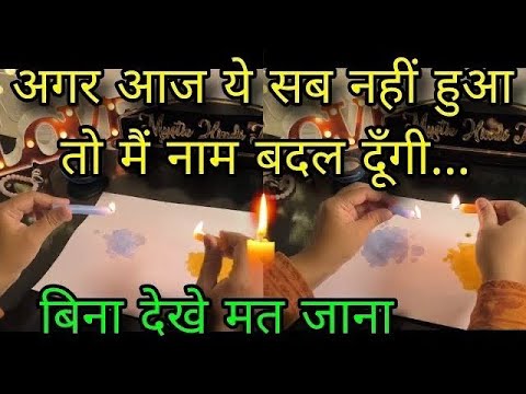 🕯NO CONTACT- UNKI CURRENT FEELINGS- HIS CURRENT TRUE FEELINGS CANDLE WAX HINDI TAROT READING TODAY