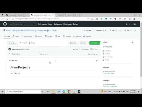 Create a pull request to review and merge code in Github #javatcoding #github #gittutorial