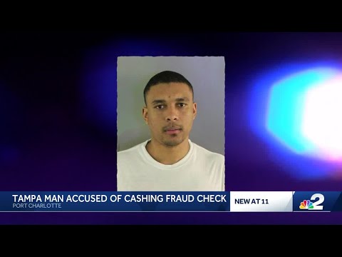 Man arrested in over $10K fraudulent check scheme targeting Port Charlotte business