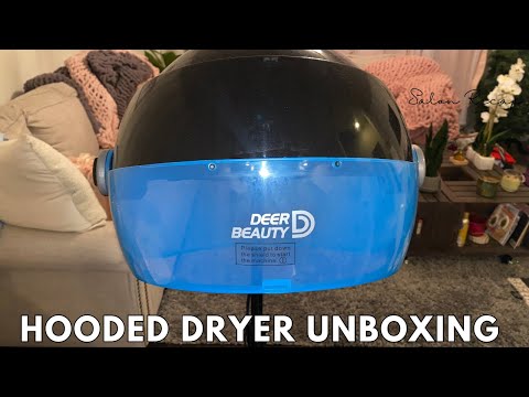 Hooded Dryer Unboxing & Set Up | Wash Your Damn Hair Recommendation | Gabrielle Ishell