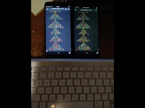 CLI Trees from two PinePhones