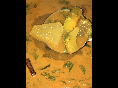 Sambar prepared using Homemade Ground Masala | Kolmbo | Konkani style sambhar recipe |