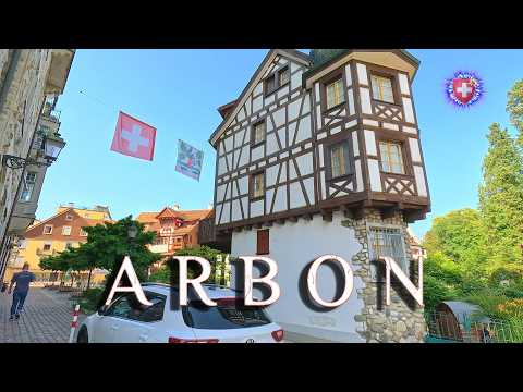 ARBON SWITZERLAND ✨  Virtual walk through the city / Old Town, Bath & Embankment Lake Constance 4K