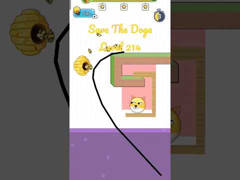 Save The Doge Level 214 3 STARS Gameplay. #savethedoge #shorts #walkthrough #gameplay #mobilegame