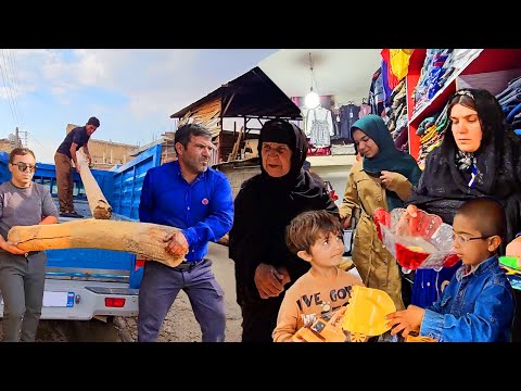 Doora's family goes shopping: from clothes to lumber for the barn roof