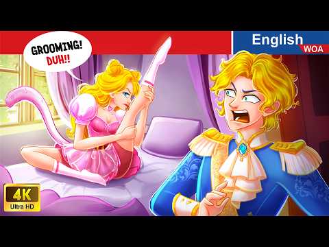 Miracle transformation from Princess to Cat 🐈 English Storytime🌛 Fairy Tales @WOAFairyTalesEnglish