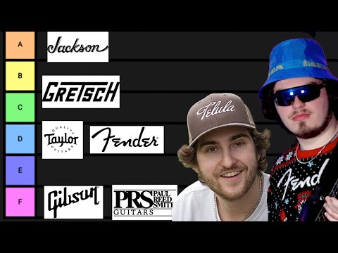 GUITAR & BASS BRANDS TIER LIST