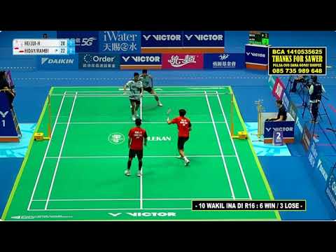 HIDAY/RAMBY ( INA) VS HE/JUI-H ( TPE ) | KAOHSIUNG MASTERS 2024 #sports #badminton