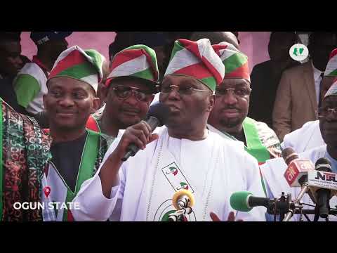 H.E Atiku Abubakar Storms Ogun State for the 2023 PDP Presidential Campaign Rally