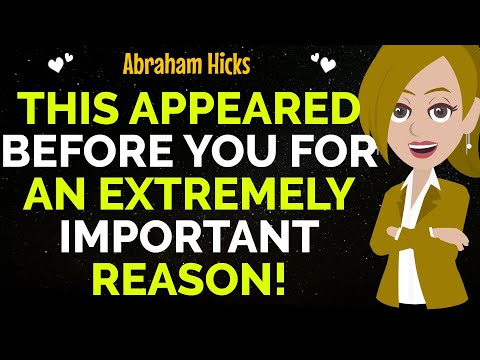 Listen Because This Appeared Before You For An Extremely Important Reason !✨✅Abraham Hicks 2025