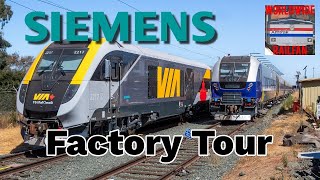 EXCLUSIVE Tour of Siemens Mobility Factory - Building the Future of American Rail