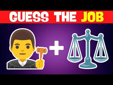 Guess The Job By Emoji 🧑‍🔬👷 | Random Quizzes