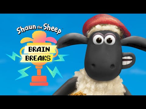 NEW 🐑 Spot the Difference 🐑 Shaun the Sheep - Brain Break 🐑 For Kids