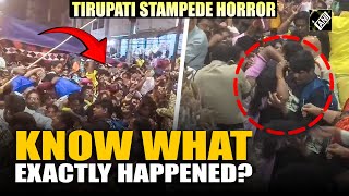 Tirupati Stampede: Know exactly what happened at Sri Venkateswara Temple that claimed lives of 6