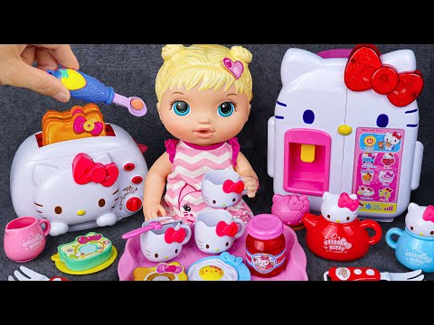 96 Minutes Hello Kitty Collection, Satisfying Unboxing Disney Kitchen Set  | Tina Unboxing Toys