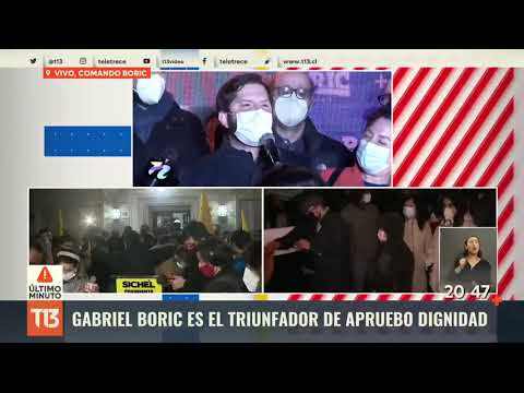 Gabriel Boric cita a Allende tras reconocer su triunfo en las primarias