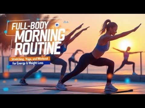 Full-Body Morning Routine: Stretching, Yoga, and Workout for Energy & Weight Loss