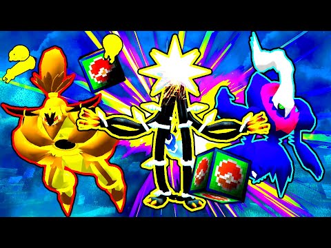 Super Pixelmon Lucky Block Battle - OP TEAMS FIGHT FOR SPOOKY LEGENDS! (Minecraft Pokemon Mod)