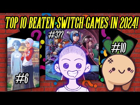 "My #1 Game?!" | My TOP 10 Switch Games In 2024! | Games Completed!