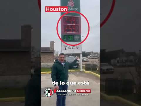 GASOLINA AL MISMO PRECIO QUE EN ESTADOS UNIDOS, DEMANDA ALEJANDRO MORENO